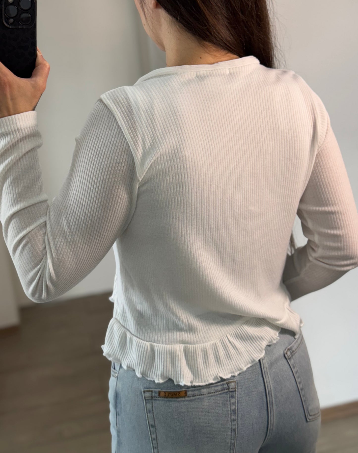 Elegante Jacke mit Schleife