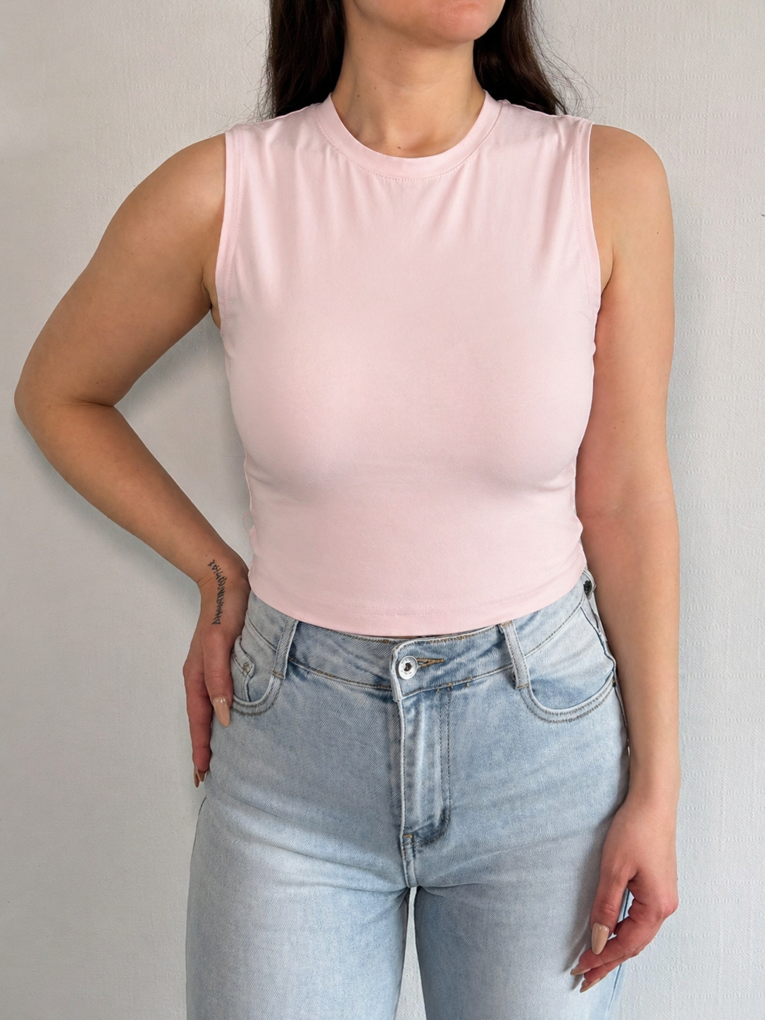 Crop Top aus Baumwolle