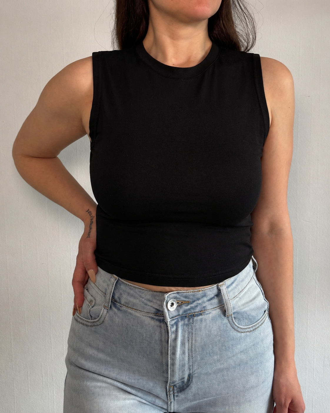 Crop Top aus Baumwolle