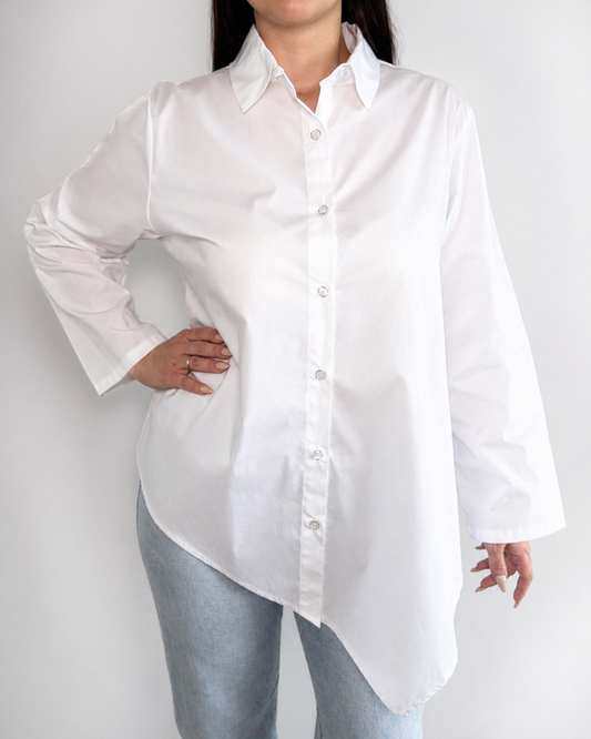 Oversized Baumwollhemd